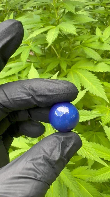 Preview pic of 16mm Blue Slyme Marble / Cap