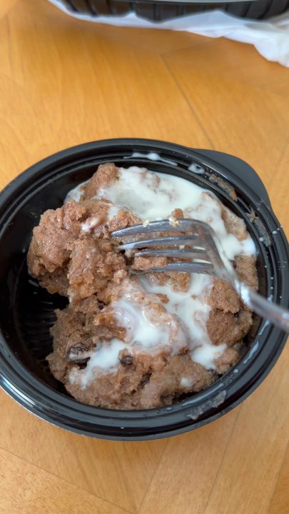 Waldo's BBQ - Mushy Old-fashioned Bread Pudding - a definite skip! - Barbeque Near Me - Mesa, Arizona