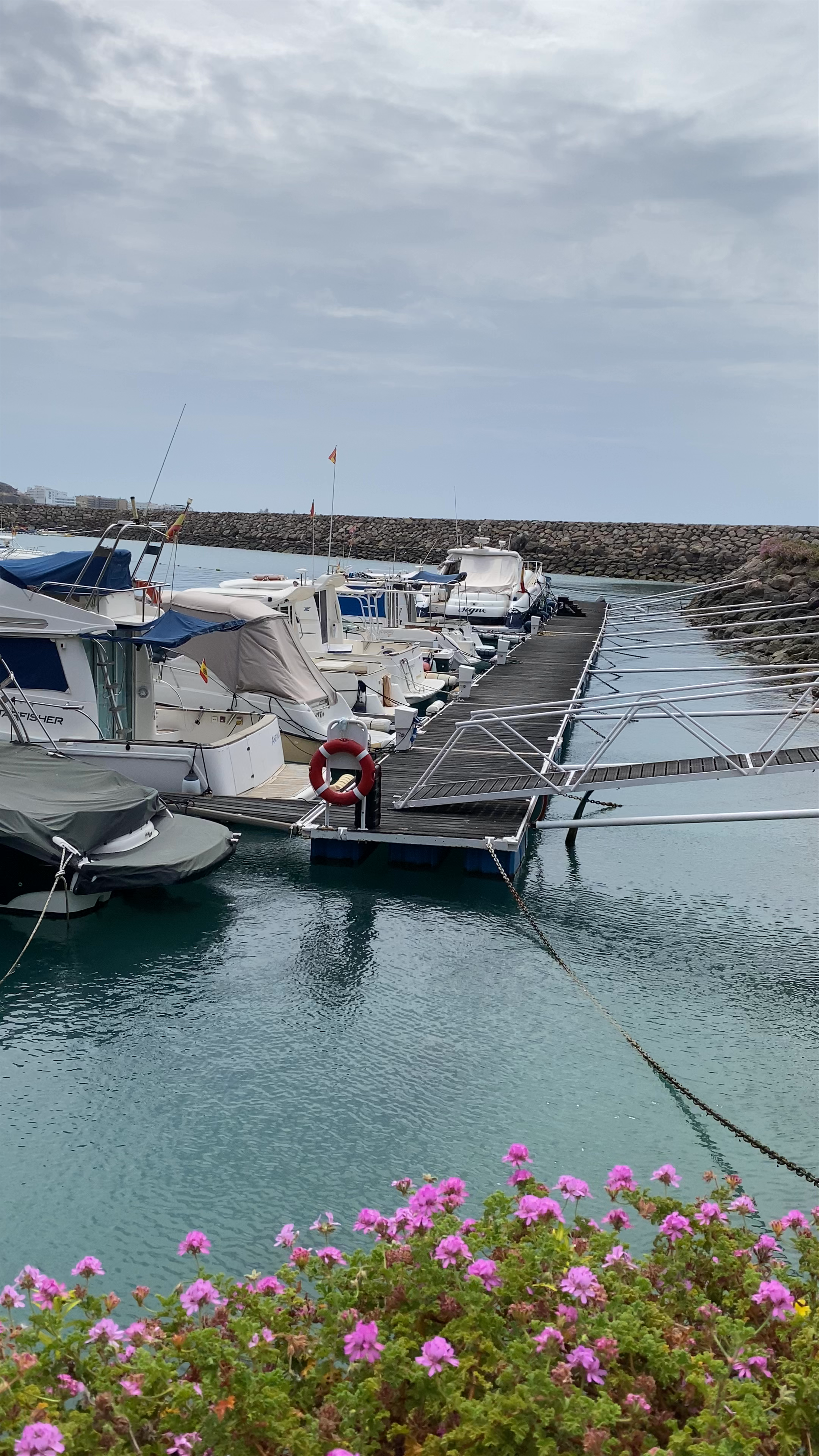 Peaceful Marina at Puerto Anfi, Mogán in the Canary Islands