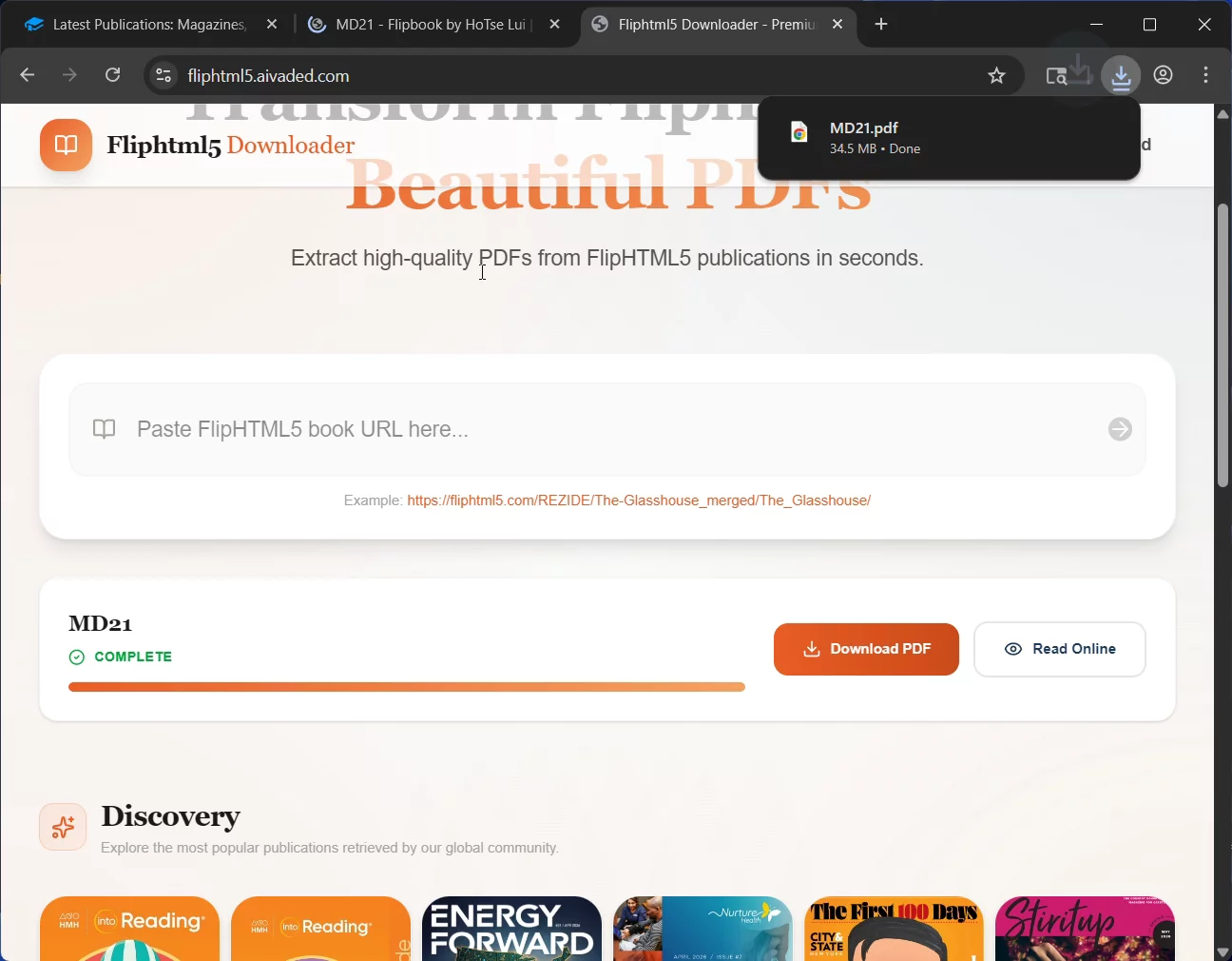 FlipHTML5 Downloader image 1
