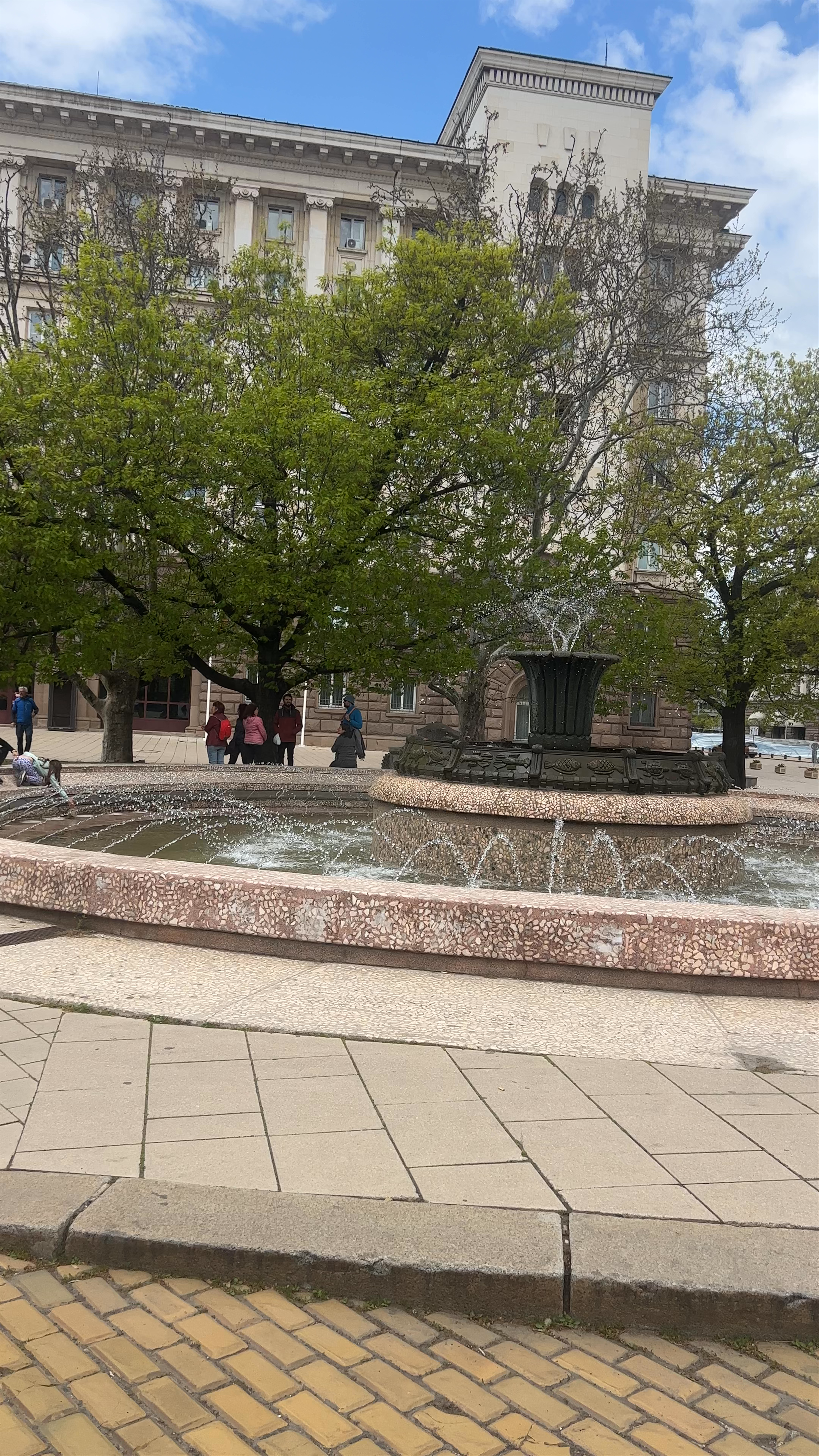 Fountain at Atanas Burov Square