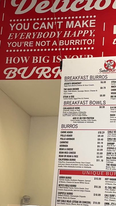 Señor Burro - Their menu and some of what's important about food. GOOD FOOD, GOOD PEOPLE, GOOD TIMES. - Mexican Near Me - La Mesa, California