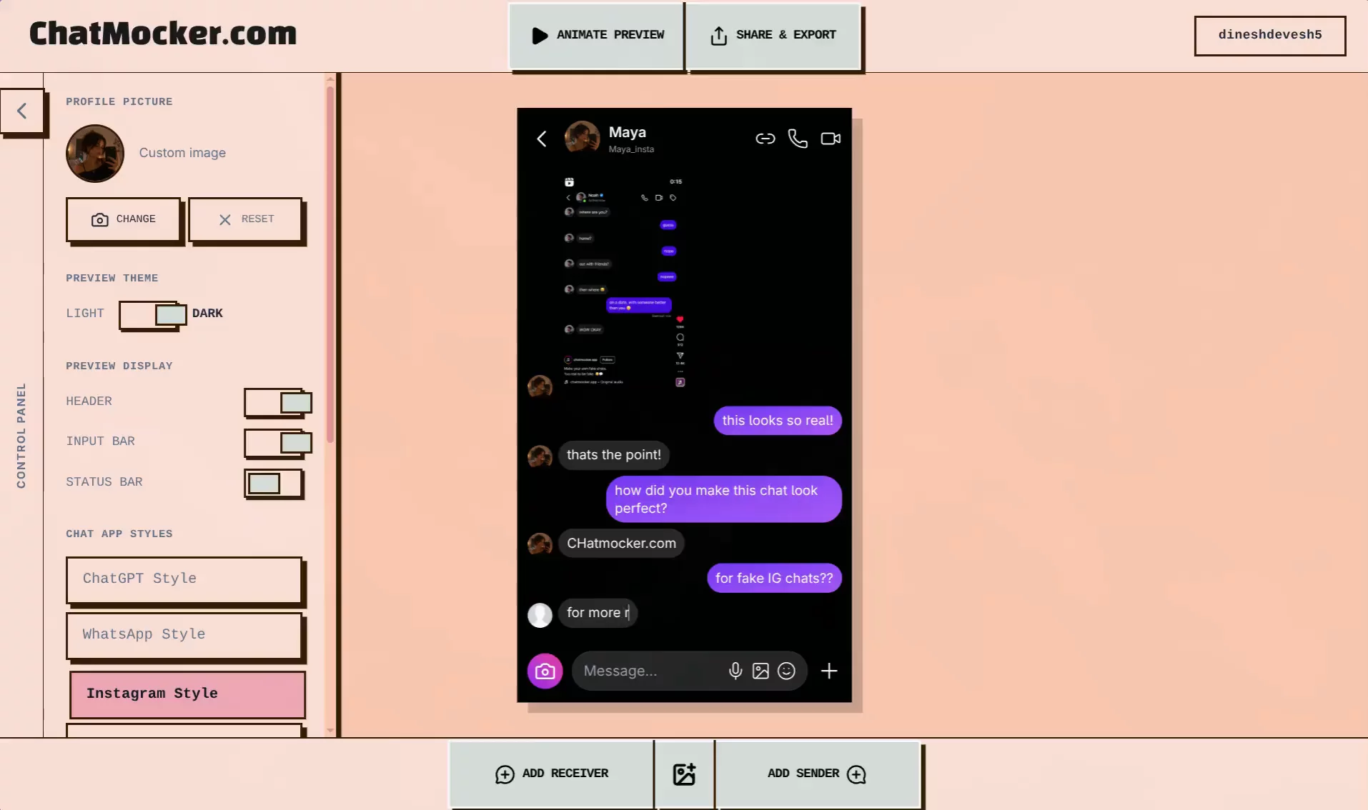 ChatMocker image 1