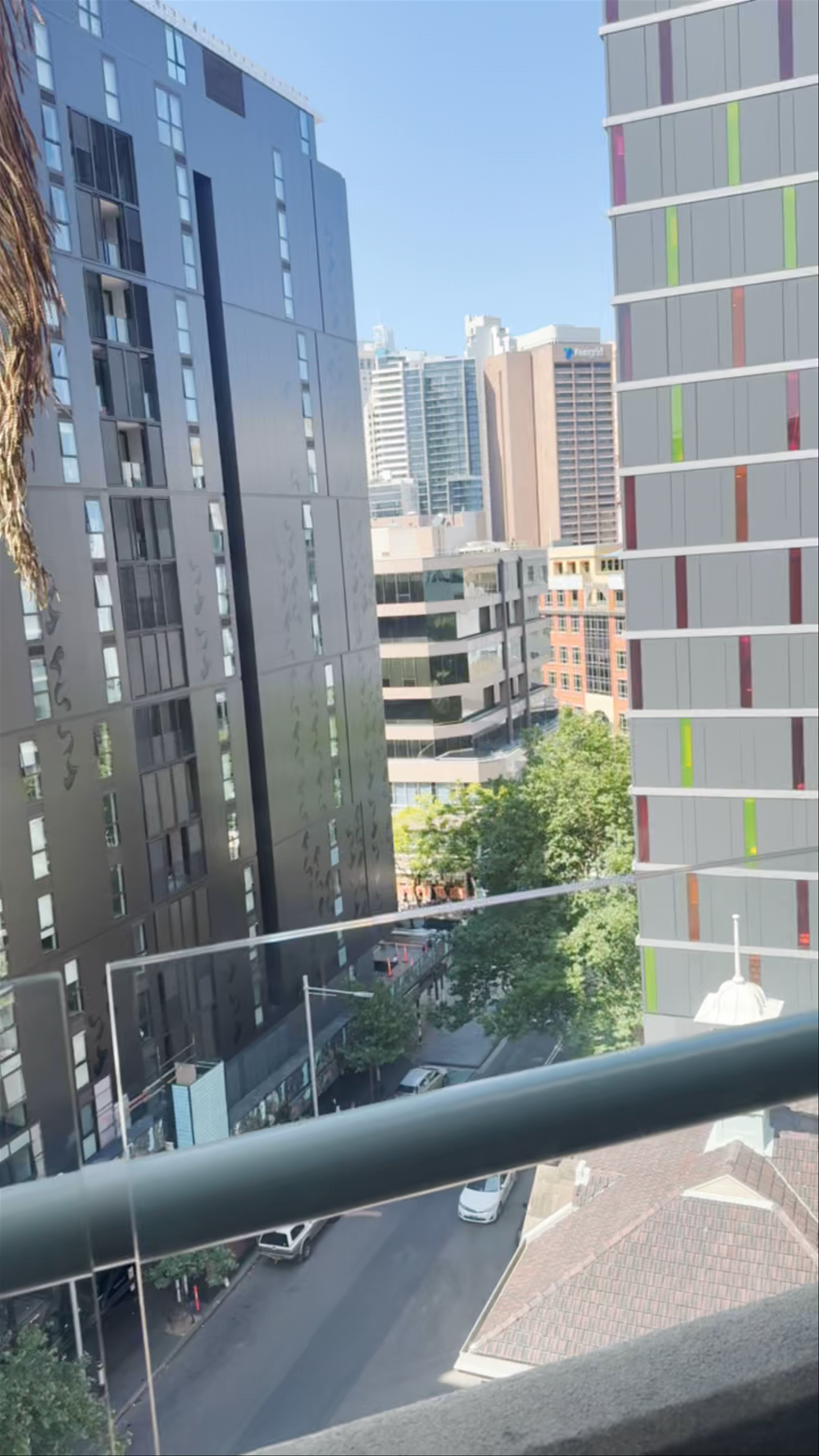 Urban Escape from Sydney Central Hotel Balcony - Haymarket NSW
