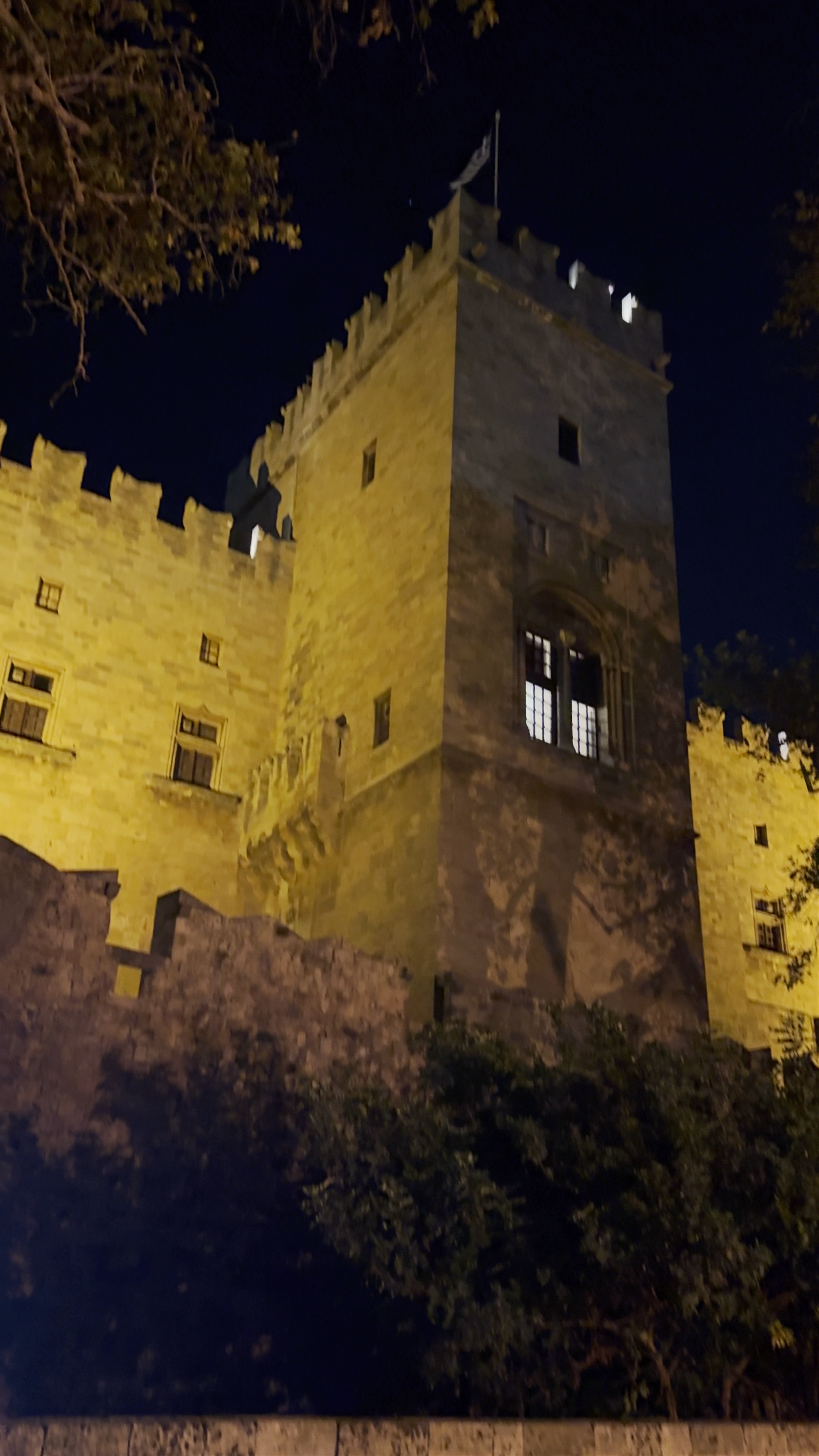 Enchanting Night Walk Through the Medieval City of Rhodes
