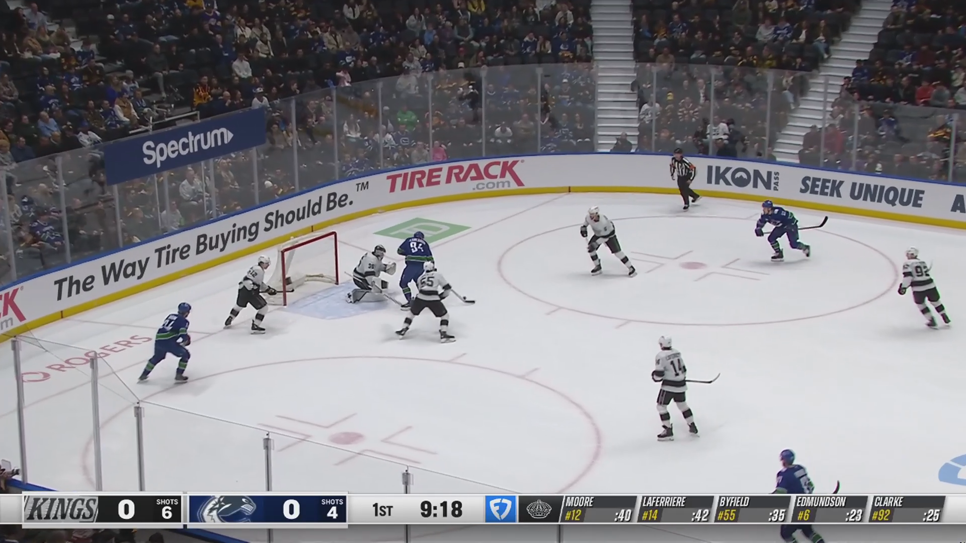 Kuemper shuts out the Canucks for his third shutout of the season · Mar 26, 2026