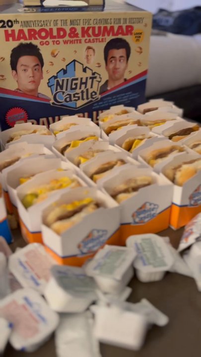 White Castle - Harold and Kumar 20 year anniversary box was epic - Fast Food Near Me - Bloomington, Minnesota