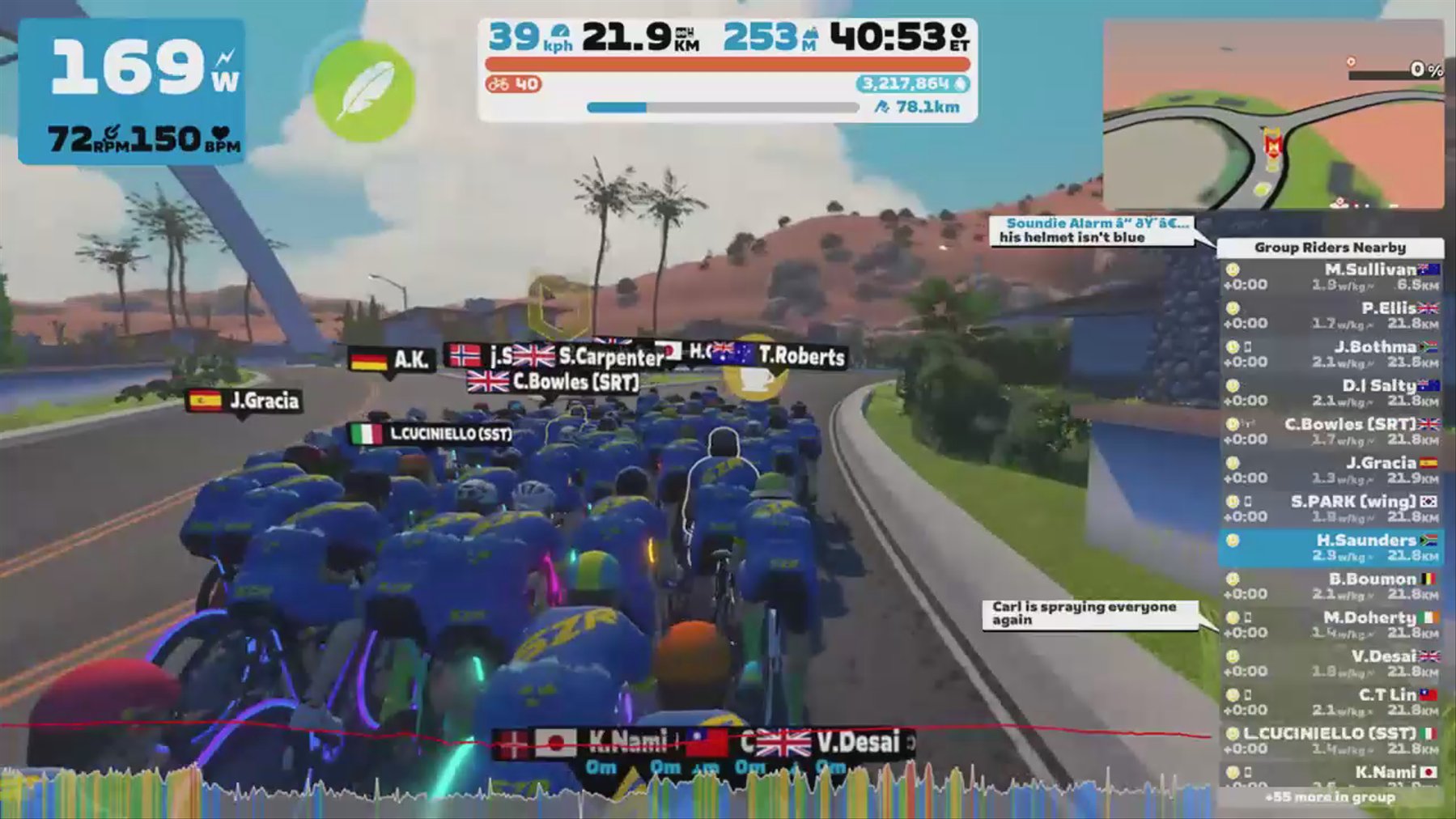 Zwift - Group Ride: SZR  Endurance Ride (D) on Zwift Games 2024 Epic in Watopia
