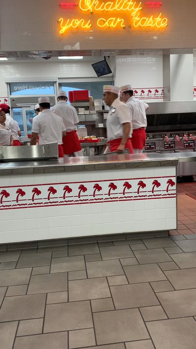 In-N-Out Burger - Lots of employees which is good but the Burgers not that good. - Burgers Near Me - Webster, Texas