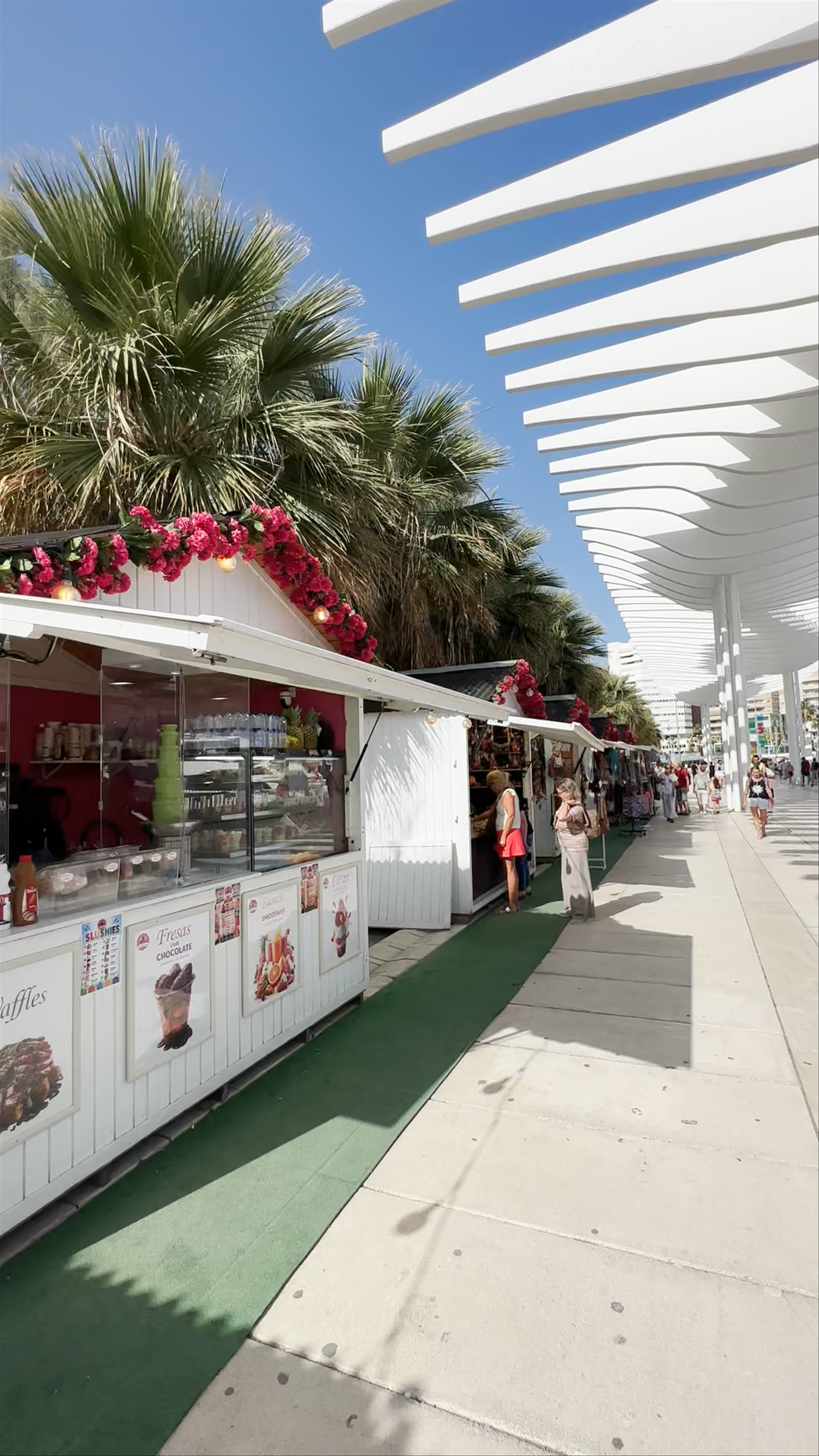 Sunny Stroll Through Palmeral de Las Sorpresas Market, Málaga