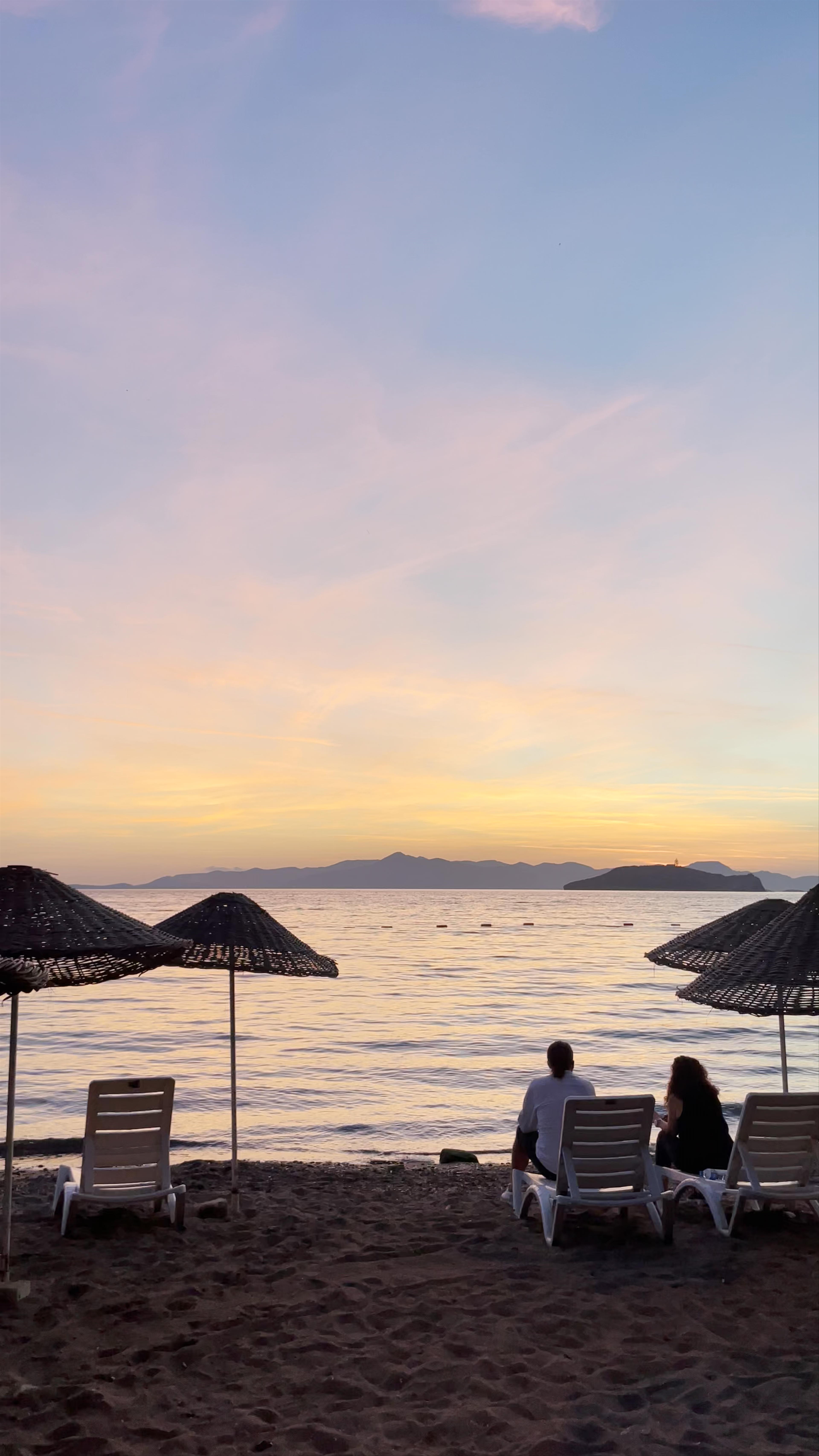 Sunset Serenity at Gümüşlük Beach, Bodrum, Türkiye