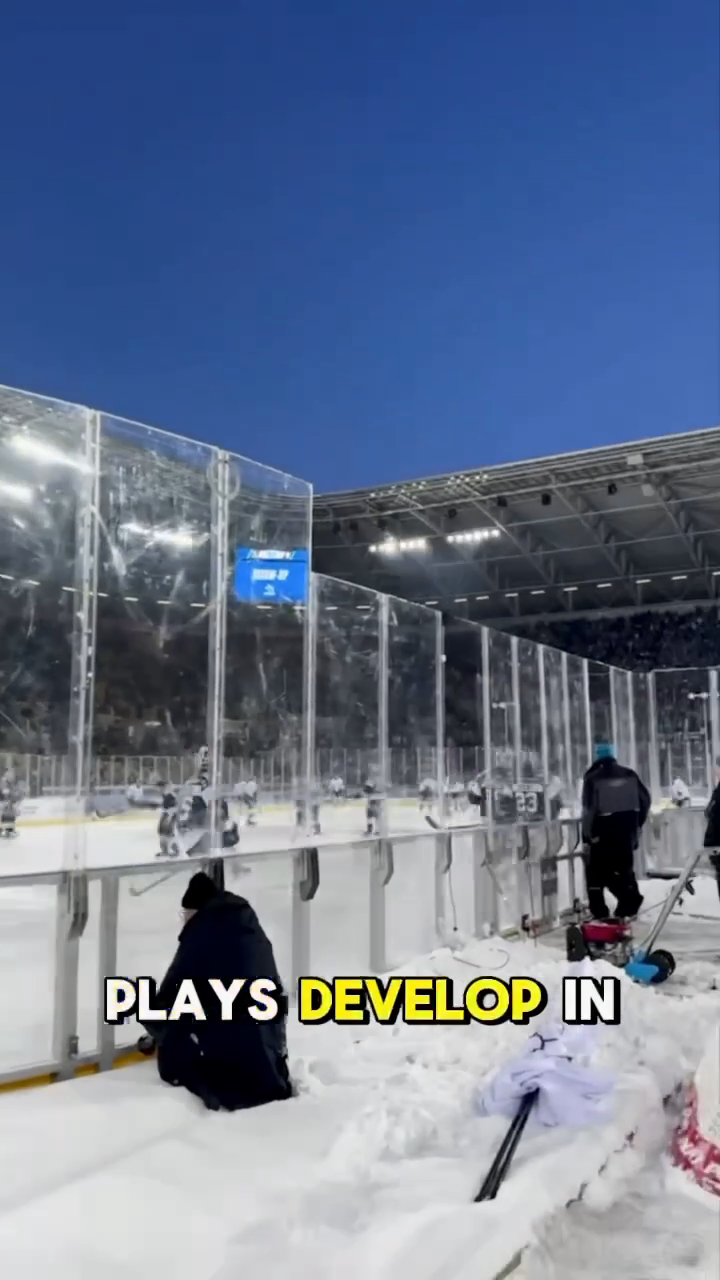 See-through boards @ Penny DEL Winter Game 2026