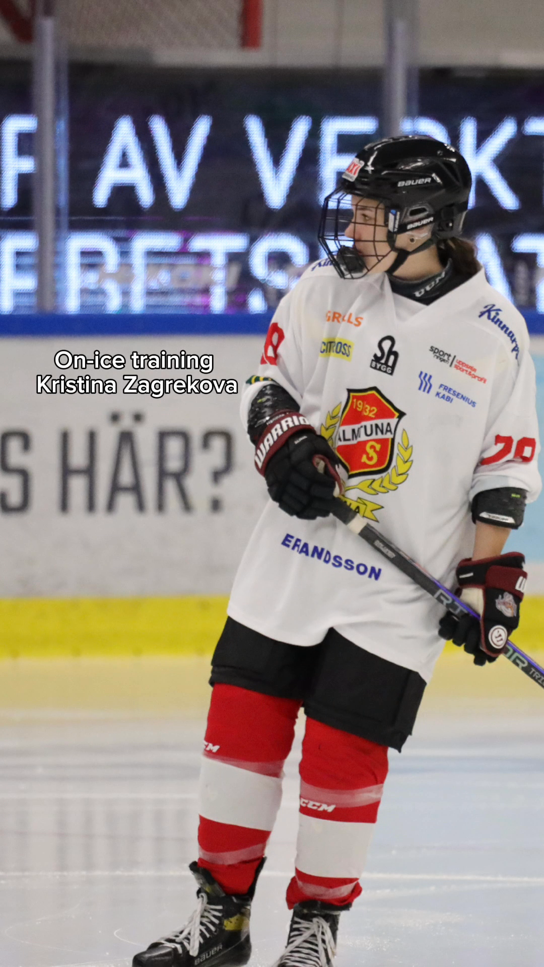 Khrystyna Zahrekova(a.k.a. Kristina Zagrekova) on-ice training highlights