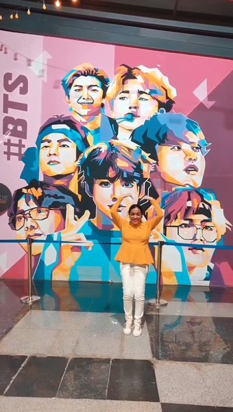 Photo of The only BTS mural t