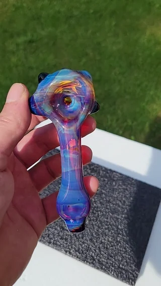 Preview pic of Amber purplicious spoon galaxy accents