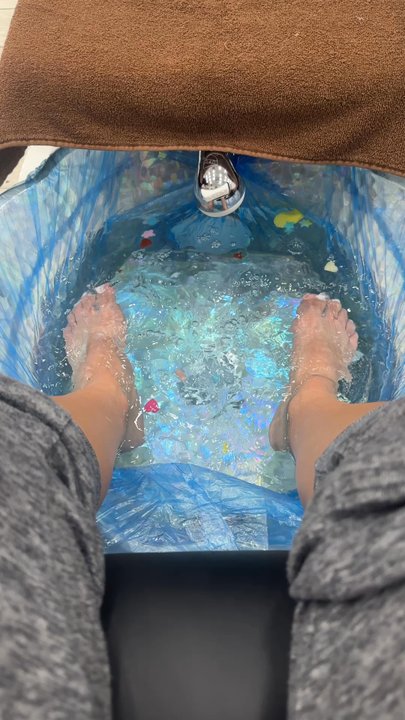 Ch Nails Studio - Cute foot soak! - Nail Salons Near Me - Houston, Texas