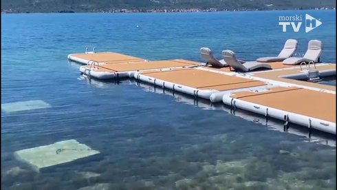  Obitelj s Arapskog poluotoka pobacala betonske blokove u more u Sv.Petru i napravila sunčalište s bazenom!