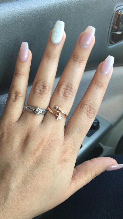 MK Nails - Shellac coffin natural nails - Nail Salons Near Me - West Valley City, Utah