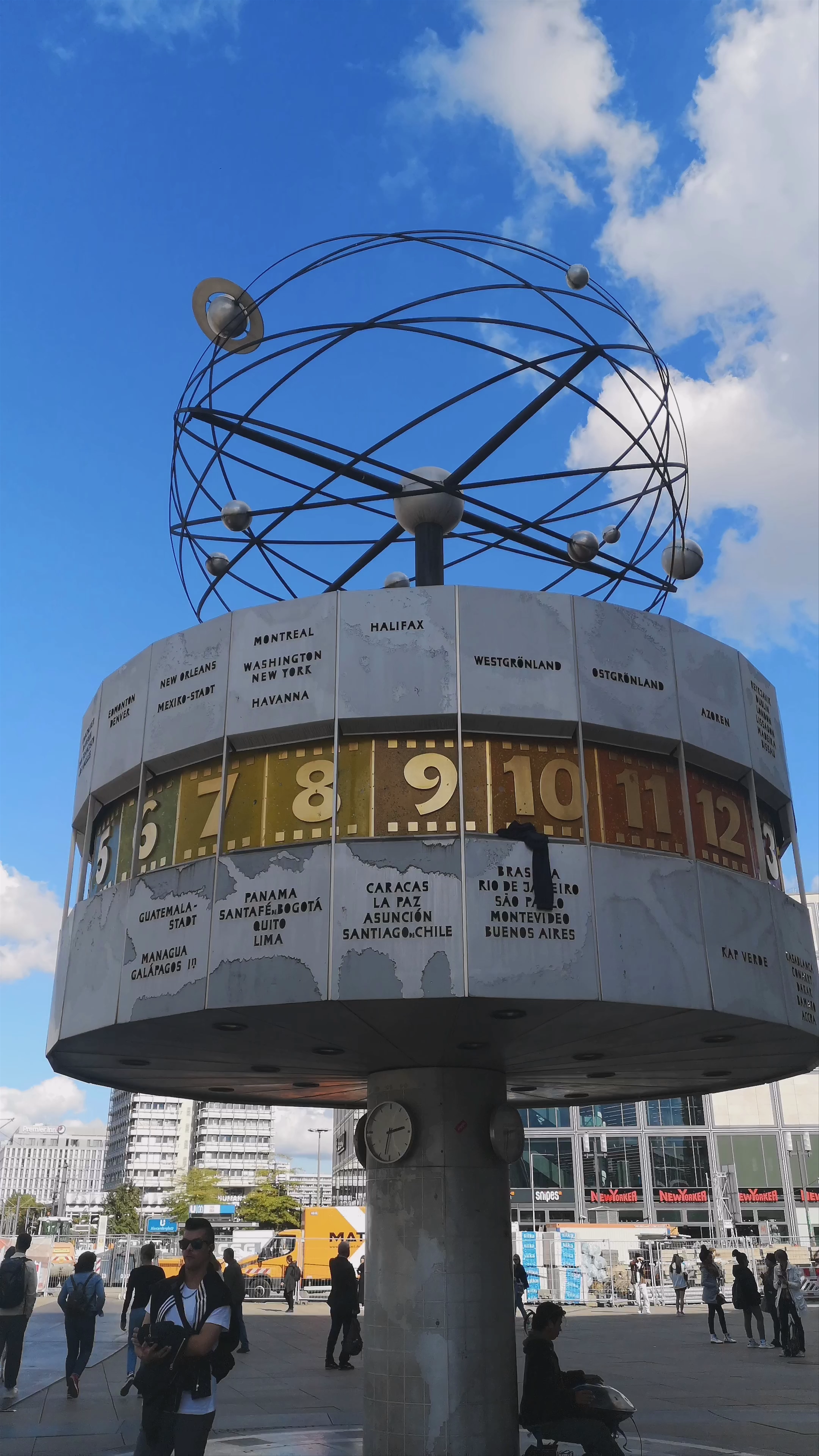 World Time Clock at Alexanderplatz: Iconic Berlin Urban Landmark