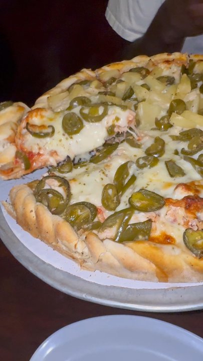 JJ Twig's - cheese pull!!! - Pizza Near Me - O Fallon, Missouri