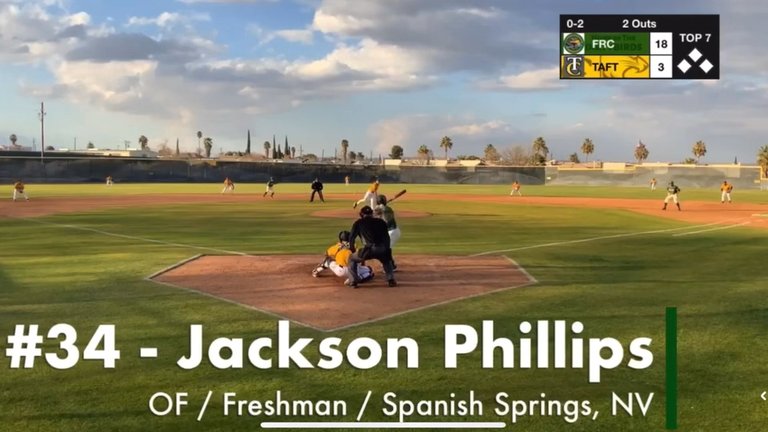 Jackson Phillips's Baseball Recruiting Profile | FieldLevel