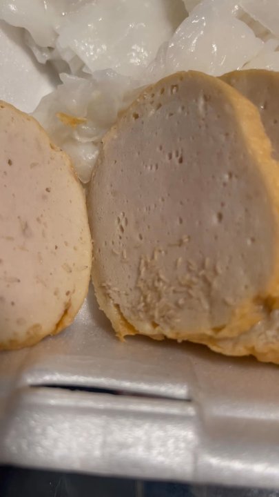 ABC Supermarket - Maggots in the banh cuon and cha lua (pork roll) - International Grocery Near Me - Westminster, California