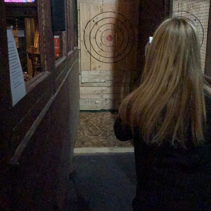 Lumber Axe - Bullseye  A fun new twist on darts! - Axe Throwing Near Me - Des Moines, Iowa