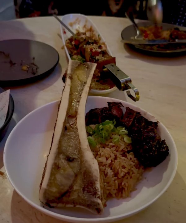 87 Ludlow - Bone marrow steak with fried rice - Filipino Near Me - New York, New York