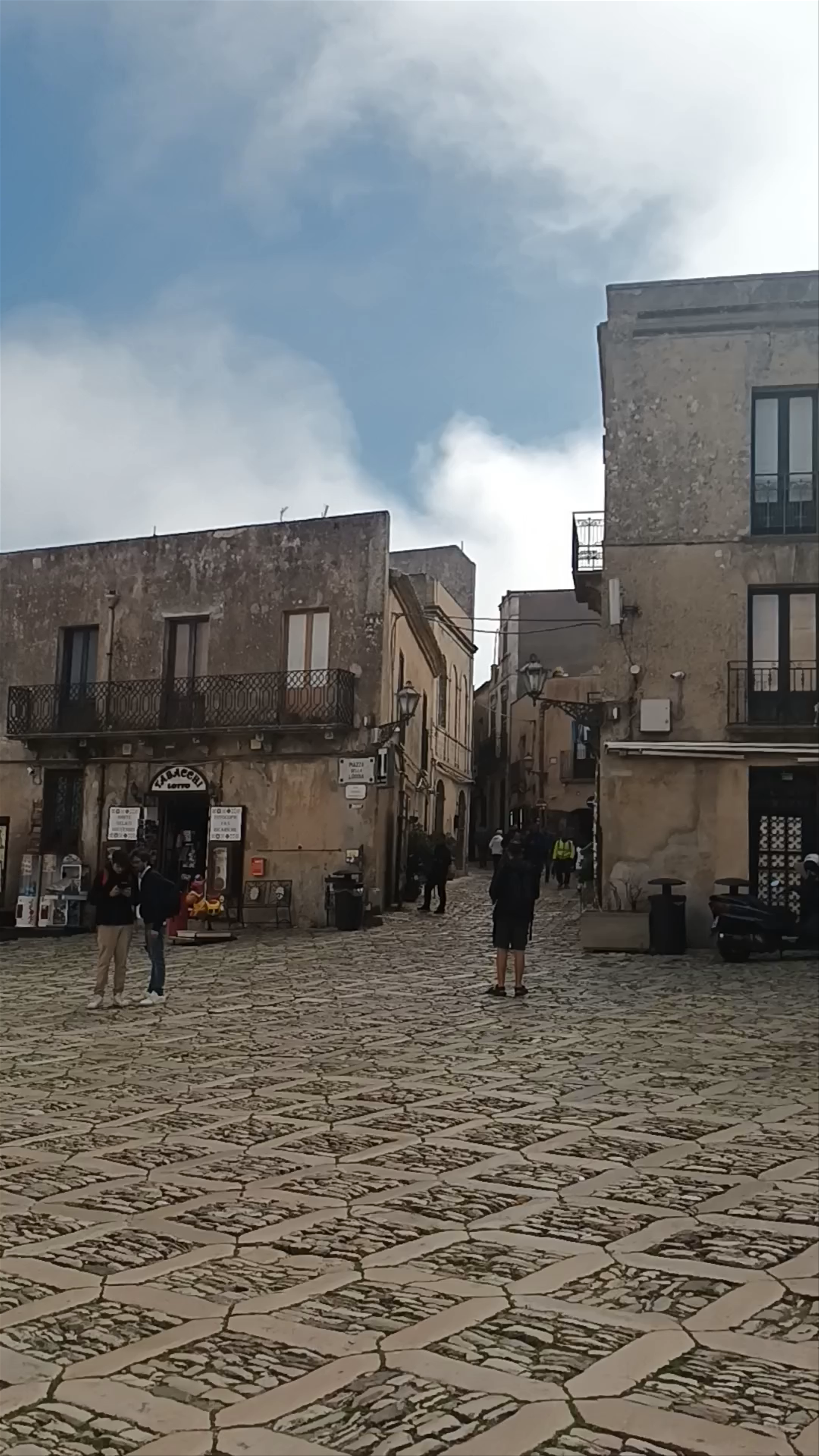 Piazza della Loggia, Erice: A Timeless Sicilian Village Square