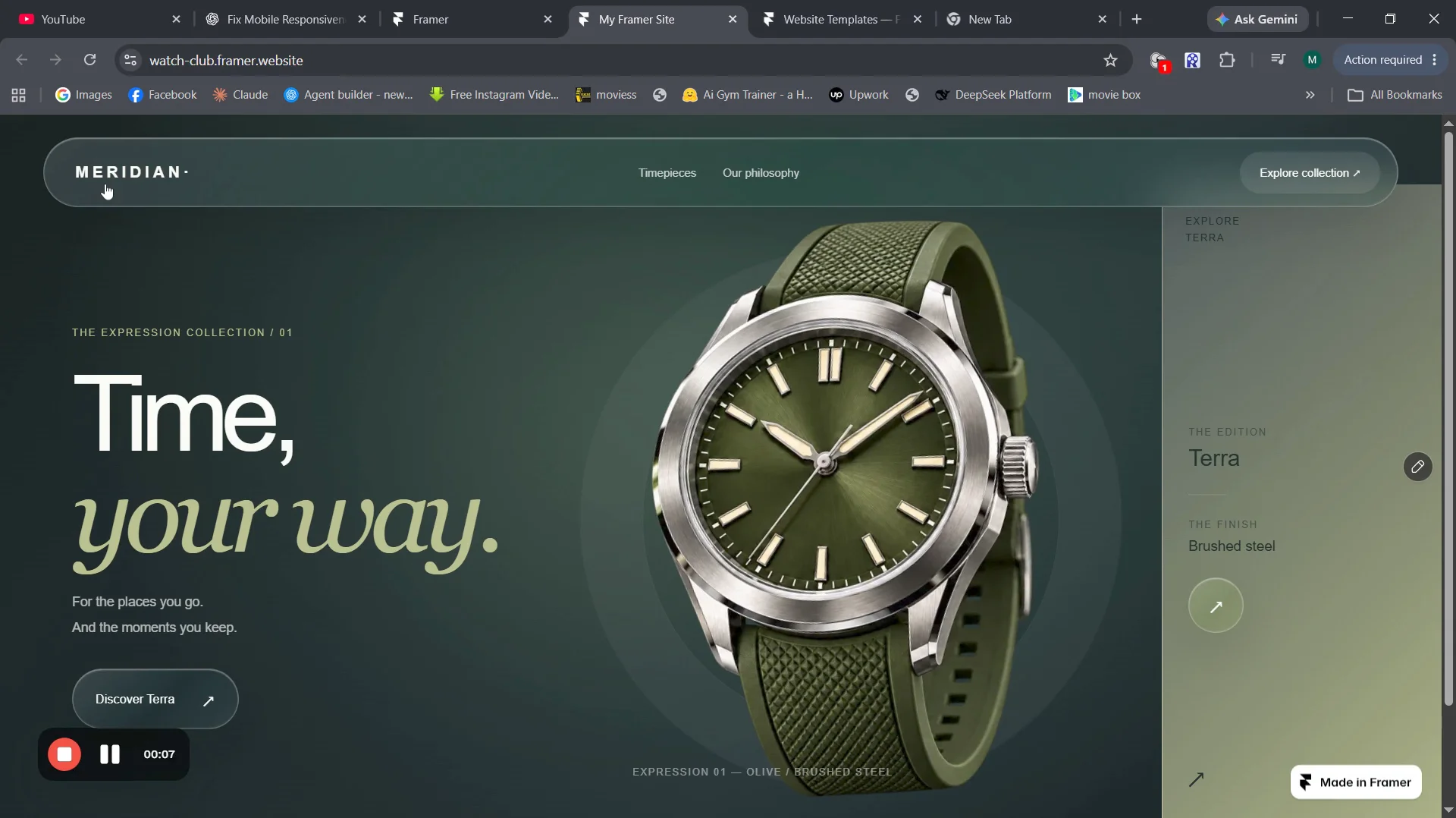 MERIDIAN watch show