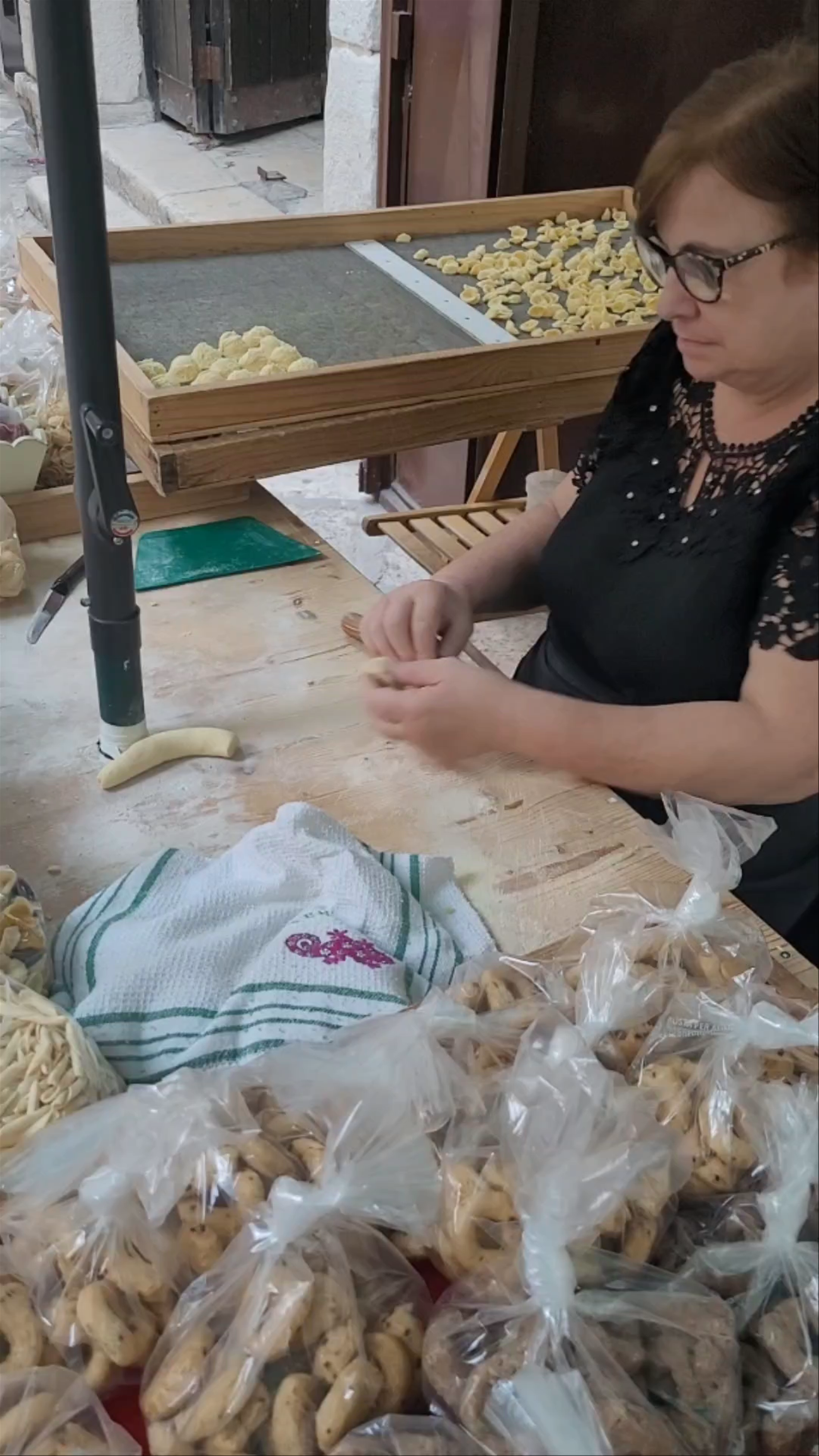 Nunzia Pasta Lady extraordinaire of Bari Vecchia
