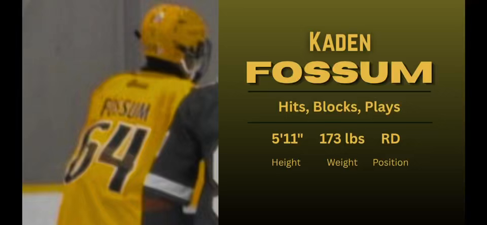 Kaden Fossum: Defensive Highlights from Nashville Jr. Predators 16U AAA