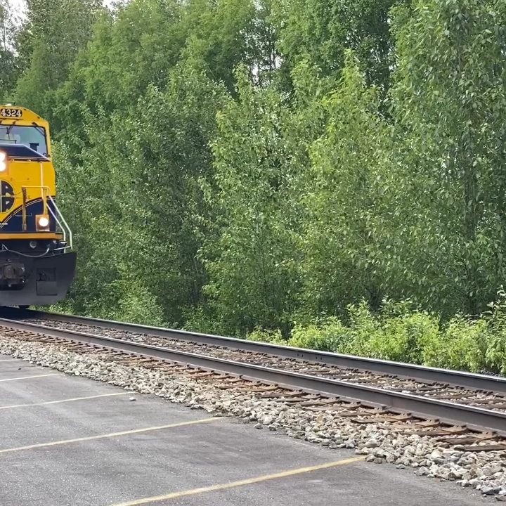 Talkeetna Train Depot - Train arriving - Train Stations Near Me - Talkeetna, Alaska
