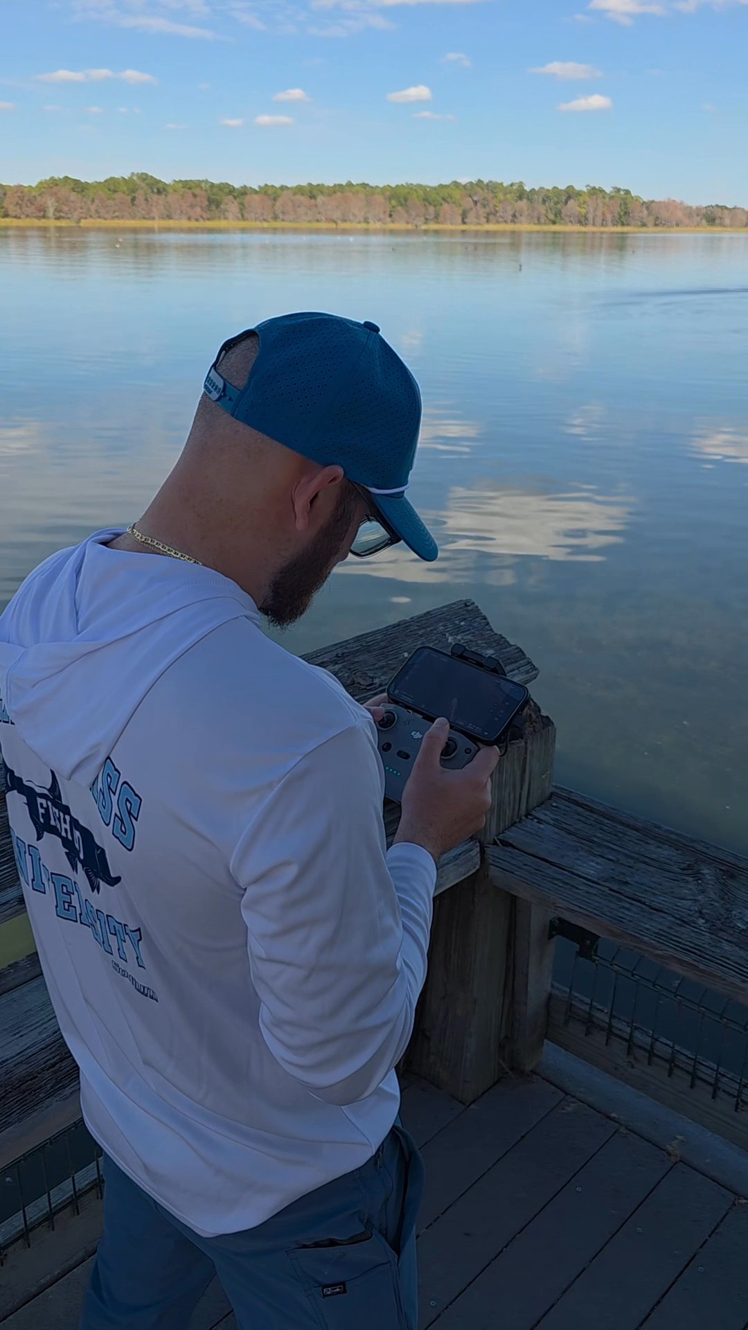 Great film shoot with power pole and special guest...