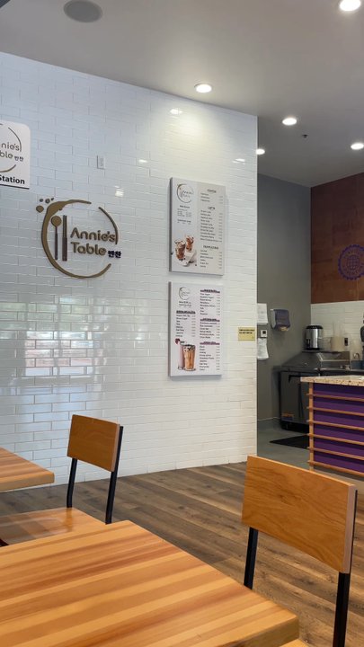Annie's Table - The inside! - Korean Near Me - Irvine, California