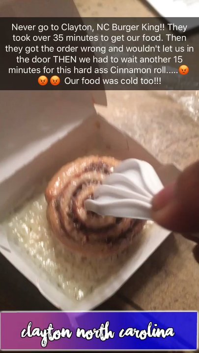 Burger King - Bad night for them so they made it a bad night for us! - Fast Food Near Me - Clayton, North Carolina