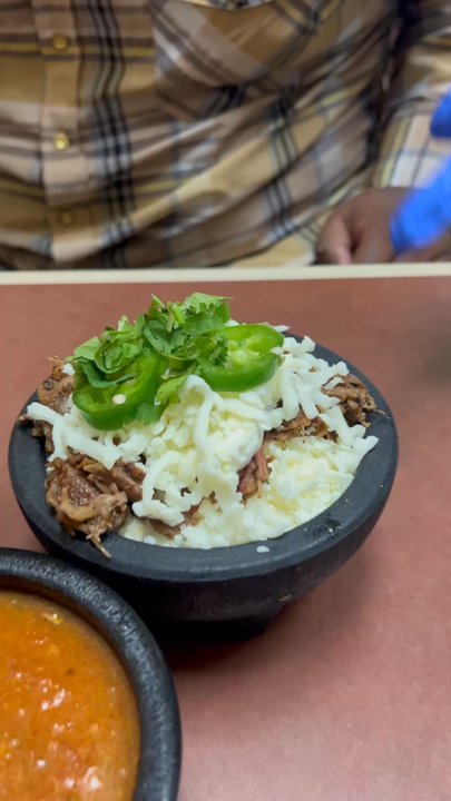 Tacos Del Norte - This was the Loaded Elote stuffed with Brisket!!!!!!!!! - Mexican Near Me - Haltom City, Texas