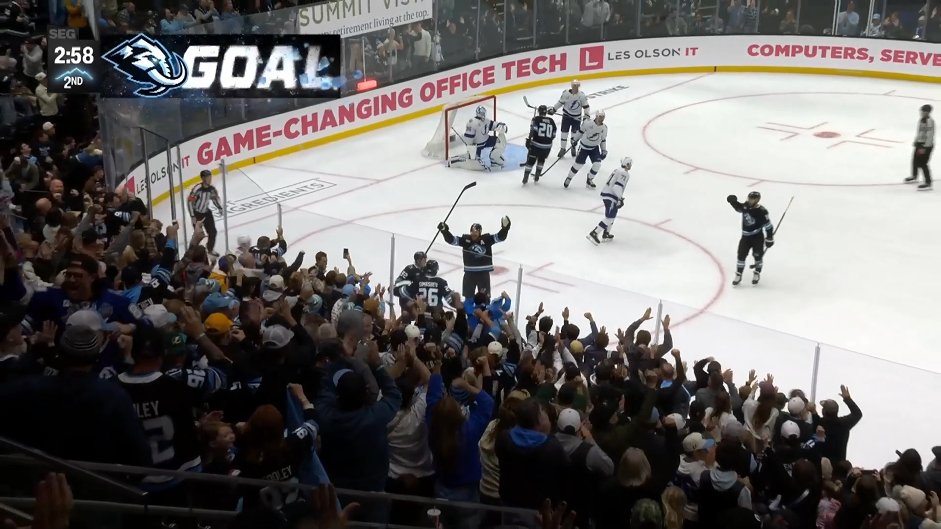 Simashev’s First NHL Goal Pulls Mammoth Level With Lightning · Oct. 24, 2026
