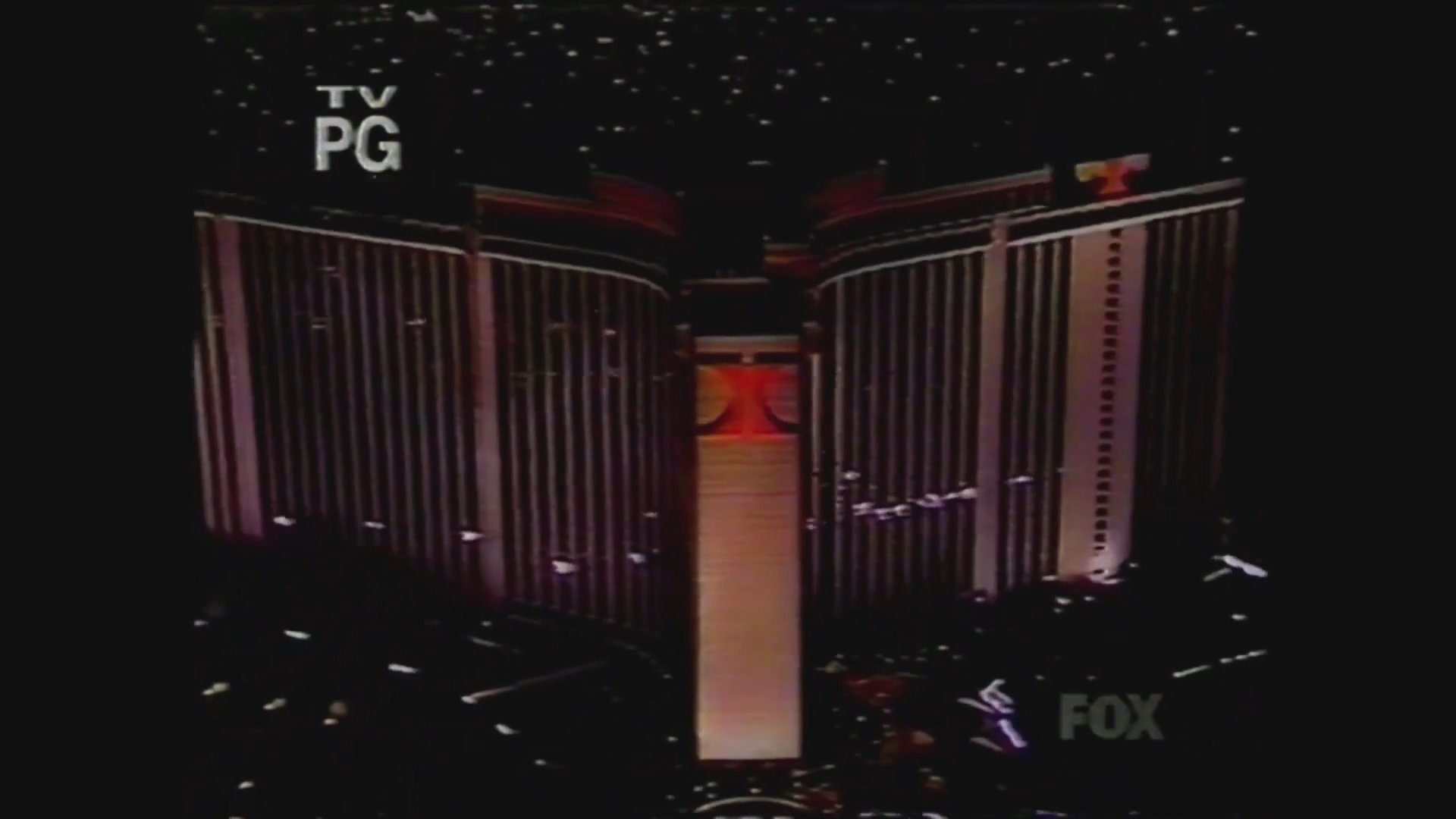 Production credits for executive producers introduce the television special, which features a large group of contestants participating in a reality dating competition set in Las Vegas.