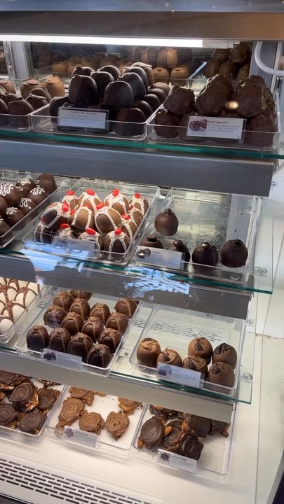 Decor On The Hill - Check out all the pretty and delicious chocolates - Home Decor Near Me - Cedar Hill, Texas