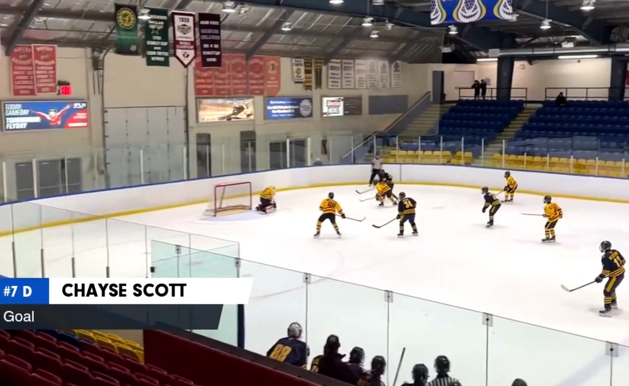 Chayse Scott's End-to-End Goal. Whitby Wildcats U18 AAA