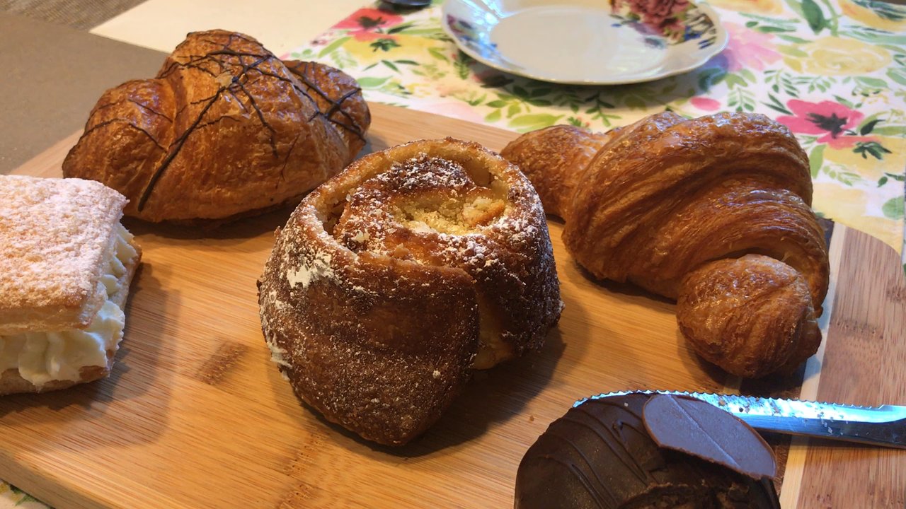 Guglhupf Bakery & Restaurant - Almond schnecke - think German version of almond croissant! - Bakeries Near Me - Durham, North Carolina