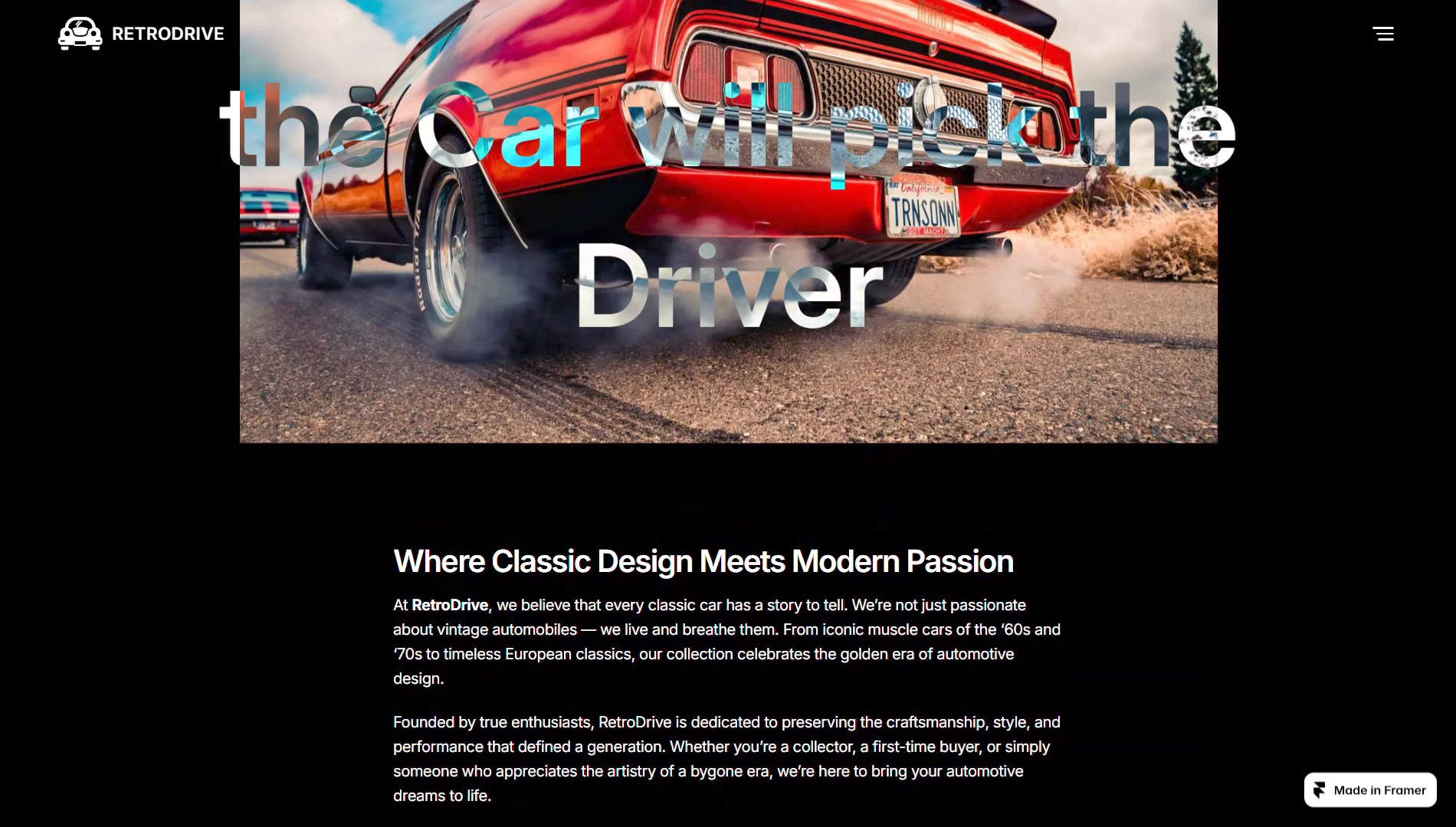 RetroDrive Classic