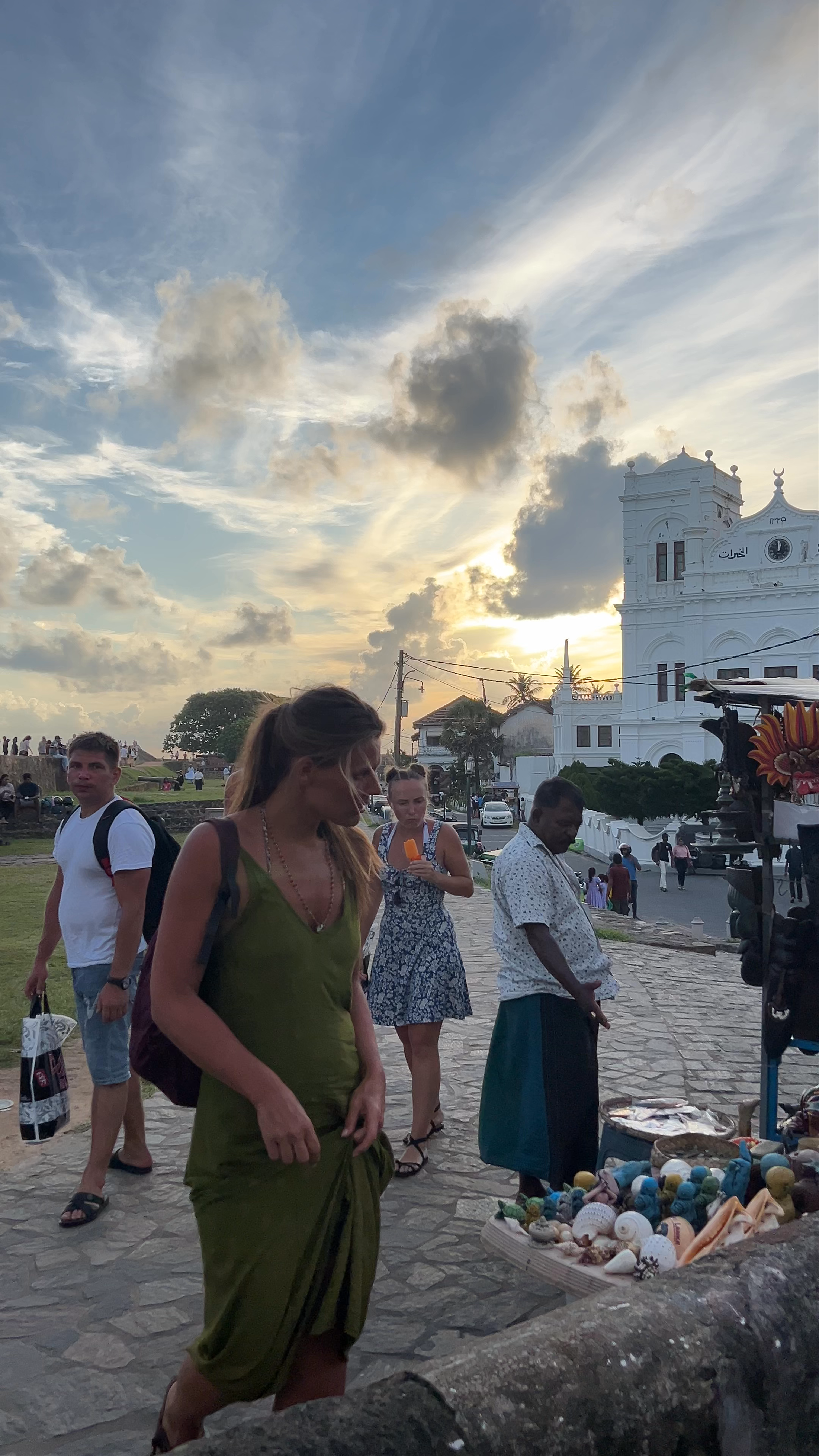 Sunset Stroll and Market Delights at Galle Fort, Sri Lanka