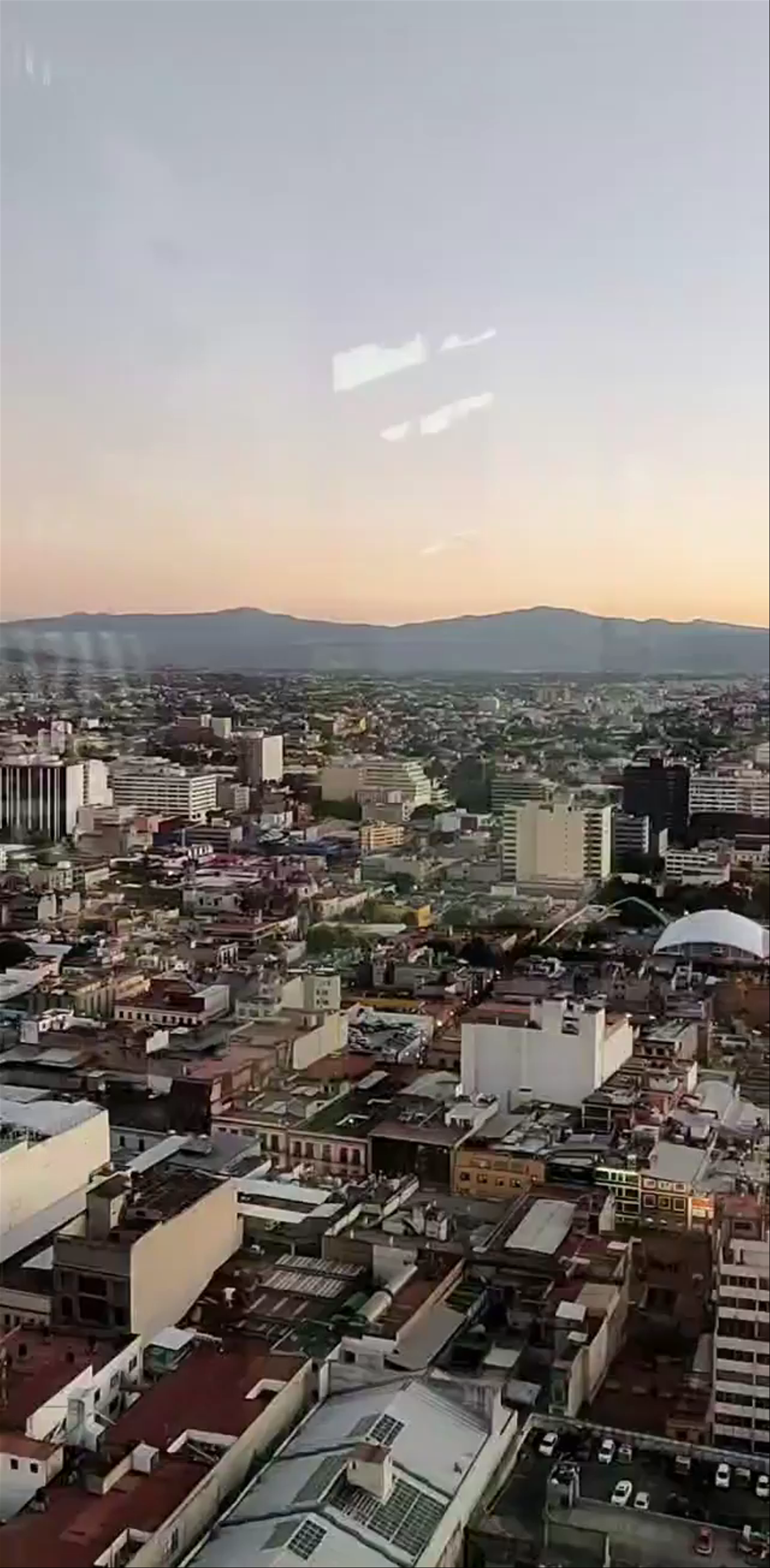Sunset Cityscape Over Mexico City