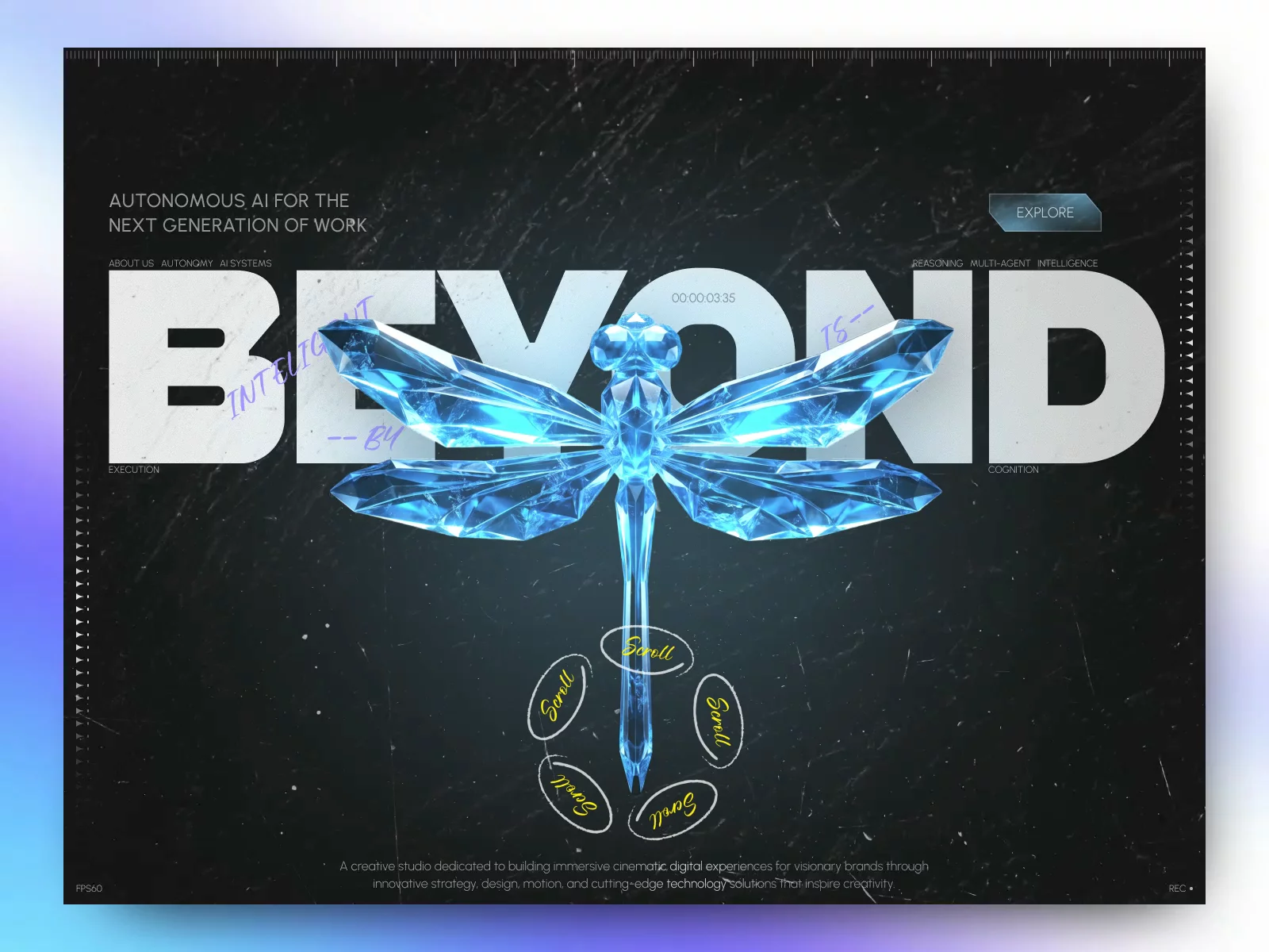 Beyond — Editorial AI Landing Page