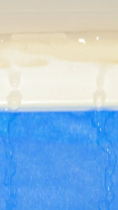 Weatherby Construction - This is water coming through our window which he claims he fixed. He charged us for something he didn't fix! - Painters Near Me - Hesperia, California