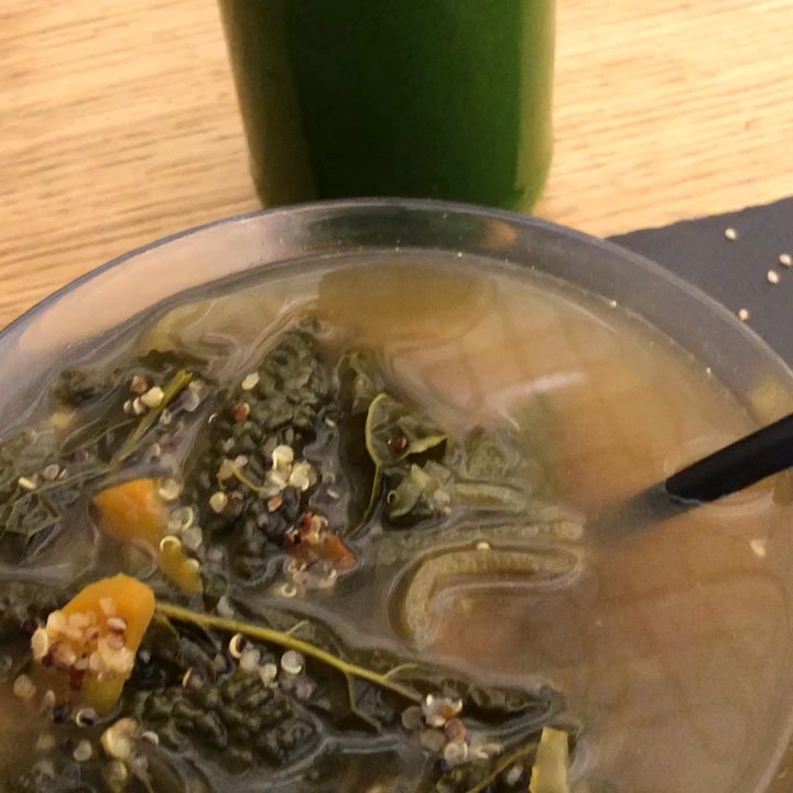 #Raw - Hot kale soup - Live/Raw Food Near Me - Florence, FI