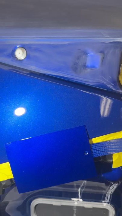 Quick Auto Center - Video taken by the second paint shop highlighting the difference between factory paint and the wrong shade on the driver side. - Auto Repair Near Me - San Jose, California