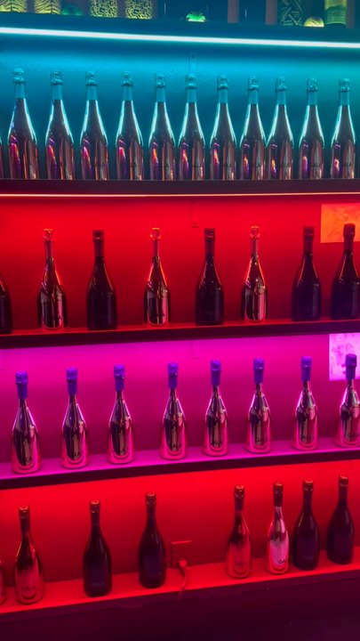 JCB Saint Helena - Champagne hallway - Wine Tasting Room Near Me - Saint Helena, California